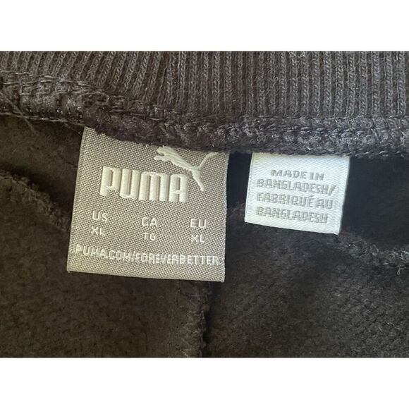 Puma Men's Black Knit Jogger Pants Size XL Never Worn Excellent Condition - Picture 8 of 10